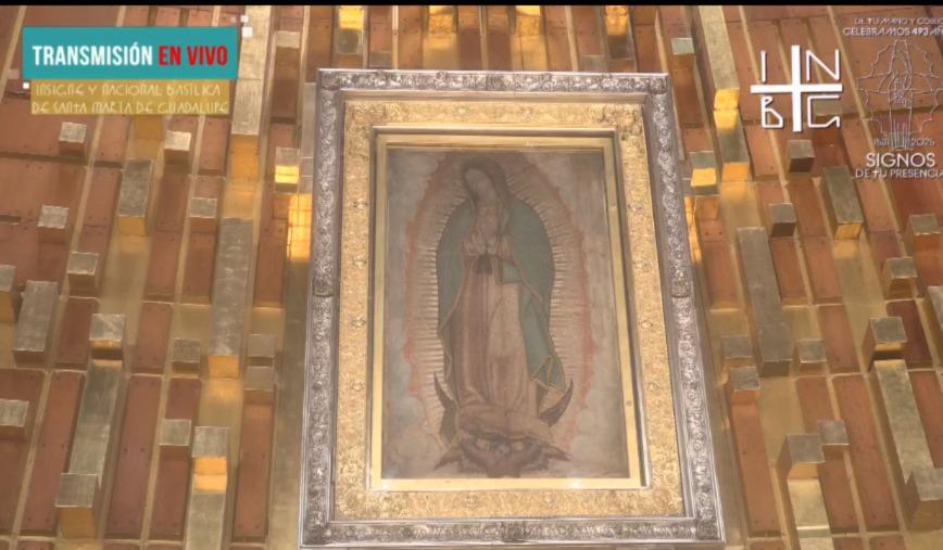 $!Obispo de Mazatlán pide en Basílica de Guadalupe por la paz, las víctimas de violencia y los desaparecidos del sur de Sinaloa