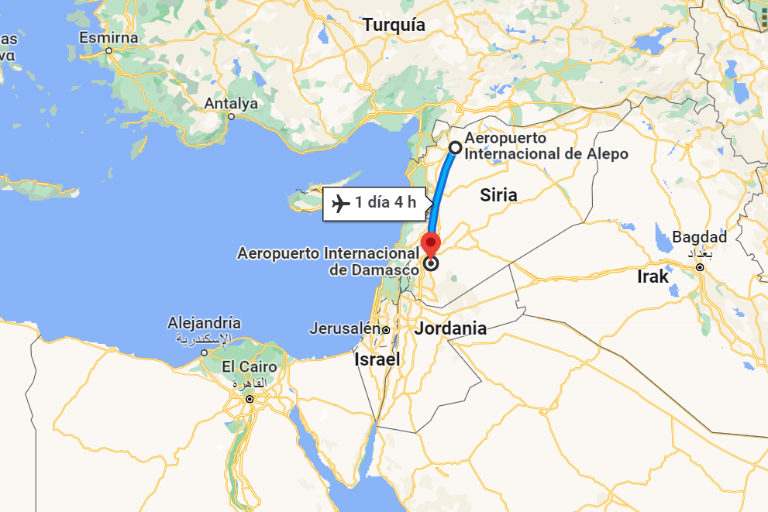 Reportan que Ejército de Israel atacó los aeropuertos de Alepo y Damasco, en Siria