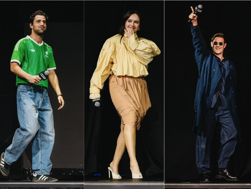 $!Fabien Franke, Olivia Cooke y Matt Smith acuden a CCXP México 2026 .