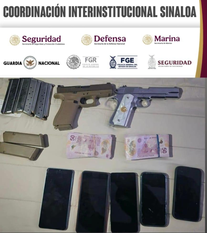 $!Detención en la colonia Esthela Ortiz de Culiacán fue debido a una agresión armada contra una mujer y la autoridad