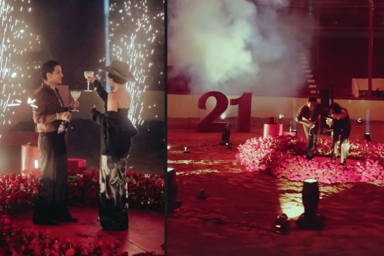 Brinda Christian Nodal romántica celebración a Ángela Aguilar por su cumpleaños