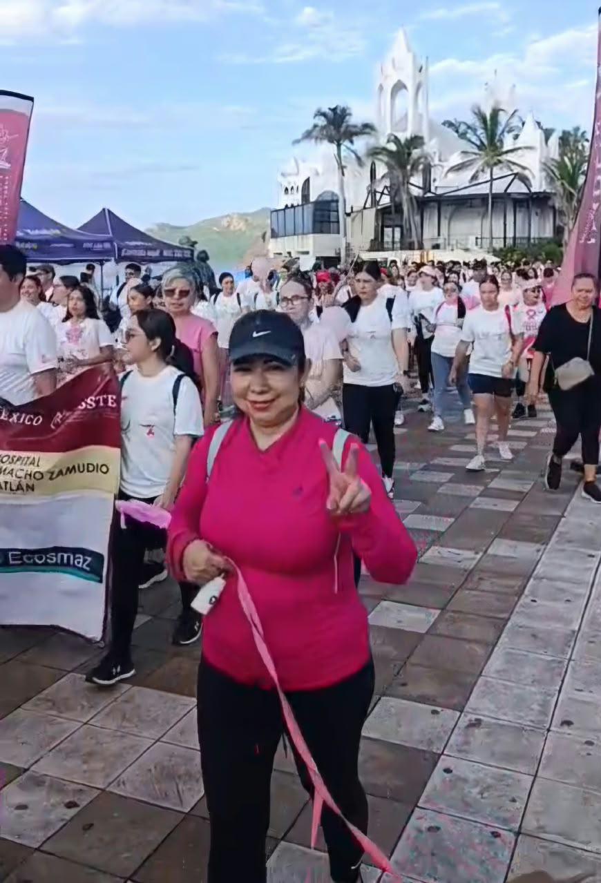 $!Realizan caminata ‘Octubre Rosa 2026’ en Mazatlán para impulsar la detección oportuna del cáncer de mama