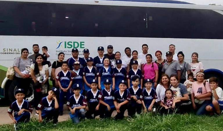 Selección Sinaloa parte a Nacional de Beisbol 7-8 años, que se realizará en CDMX