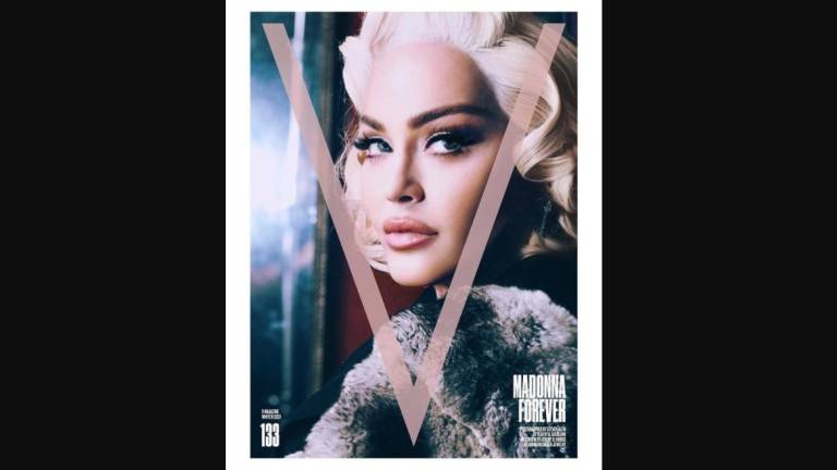 Posa Madonna para la revista V Magazine, con una imagen inspirada en la última de Marilyn Monroe