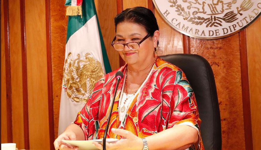 $!Dulce María Sauri, presidenta de la Mesa Directiva de la Cámara de Diputados del Congreso de la Unión.