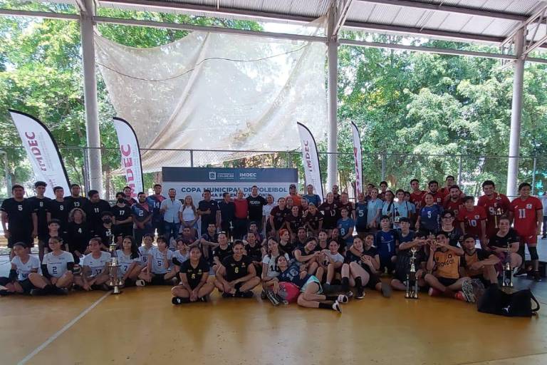 Surgen los campeones de la Copa Municipal de voleibol Imdec 2022