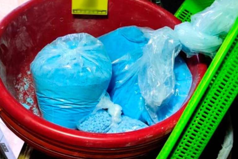 Aseguran más de 3 mil kilos y 23 mil pastillas de fentanilo en Tijuana