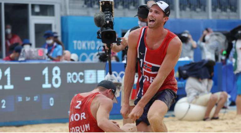 Anders Mol y Christian Sorum, de Noruega, logran el oro en voleibol playa de Tokio 2020