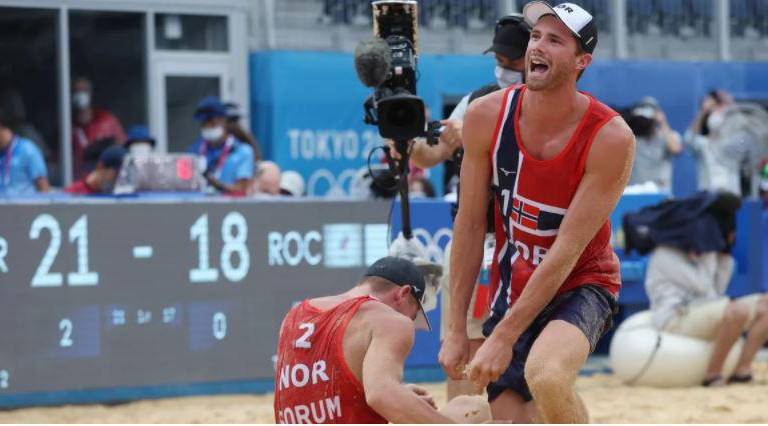 Anders Mol y Christian Sorum, de Noruega, logran el oro en voleibol playa de Tokio 2020