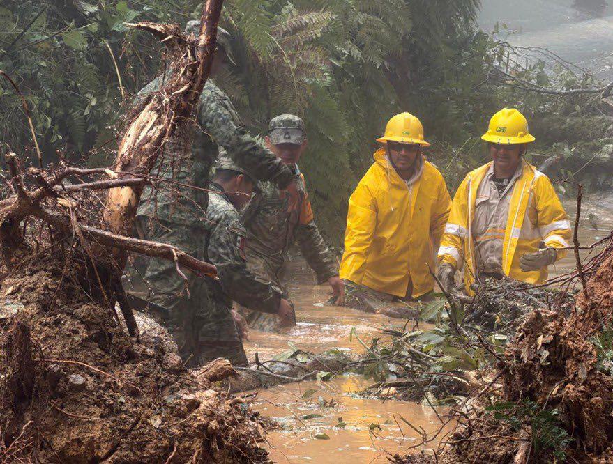 $!Lluvias han dejado 41 muertos y severas afectaciones en 5 estados de México