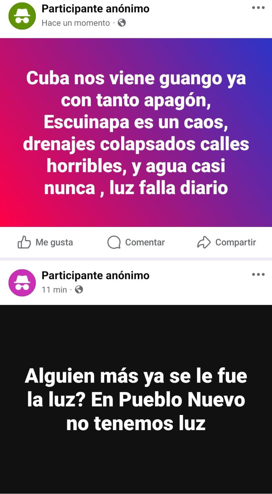 $!Vecinos reportan en redes sociales que tras lluvias siguen a oscuras