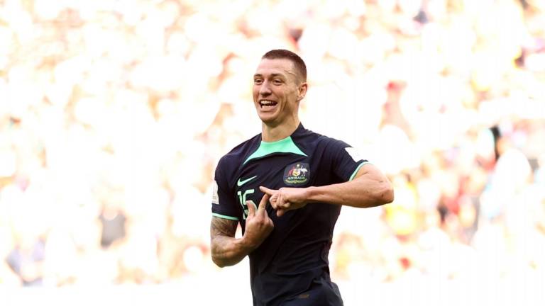 Duke, que juega en la segunda división japonesa, marcó el gol de la victoria para Australia.