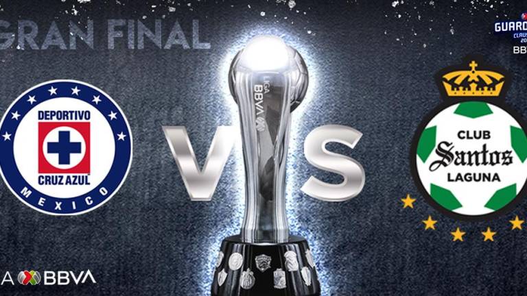 Listos los horarios oficiales de la gran Final entre Cruz Azul y Santos