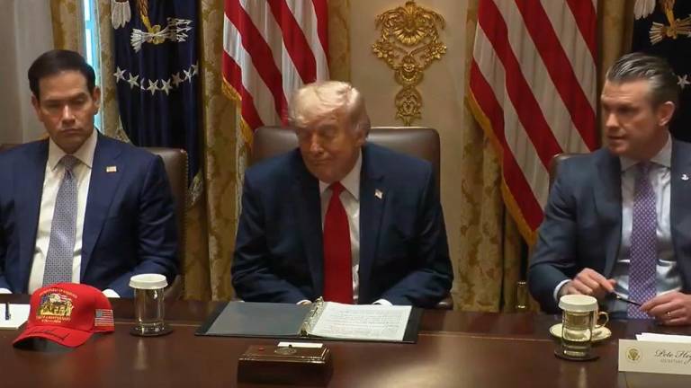 Reunión del Gabinete de Estados Unidos encabezada por el Presidente Donald Trump.