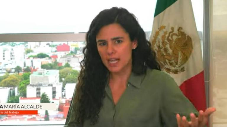 Luisa María Alcalde, secretaria del Trabajo y Previsión Social.