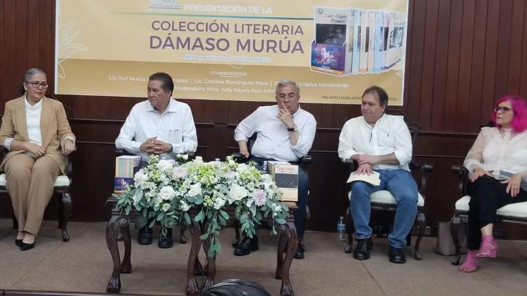El Congreso del Estado presentó la colección literaria Dámaso Murúa.