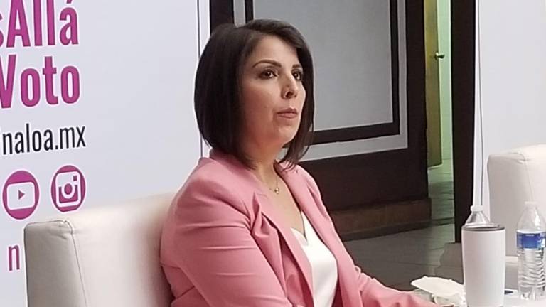 Karla Peraza Zazueta, presidente del Instituto Electoral del Estado de Sinaloa