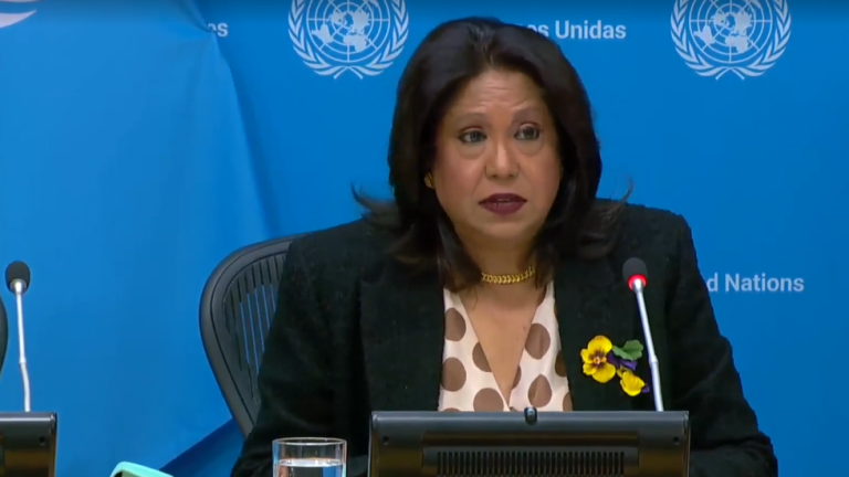Pramila Patten, representante especial de la ONU sobre la violencia sexual en los conflictos