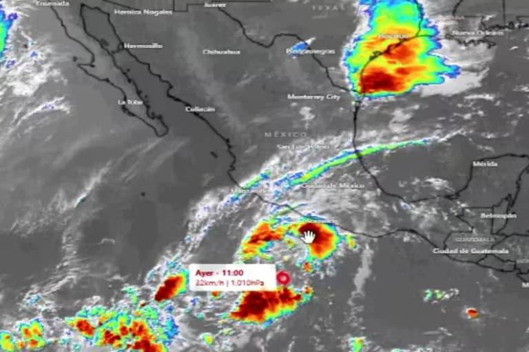 ‘Alvin’ dejaría lluvias el fin de semana en Sinaloa; este miércoles, hasta 45 grados de temperatura