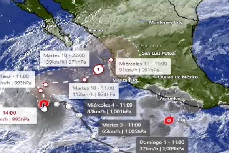 Entraría ‘Lidia’ por Tecuala, Nayarit, pronostica el especialista Juan Espinosa