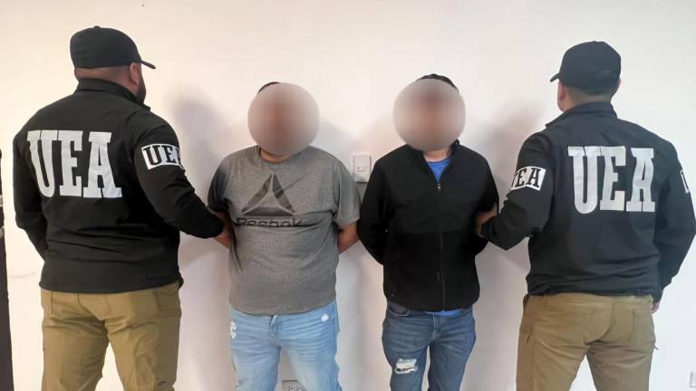 Jesús Martín ‘N’ y Jesús ‘N’ fueron detenidos por la Unidad Especializada Antisecuestros.