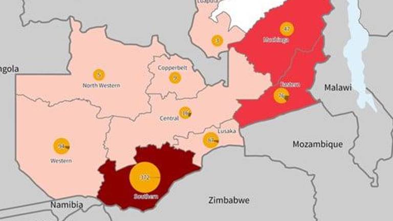 Imagen que acompaña a la alerta de la OMS de los países con brotes de antrax, en África.
