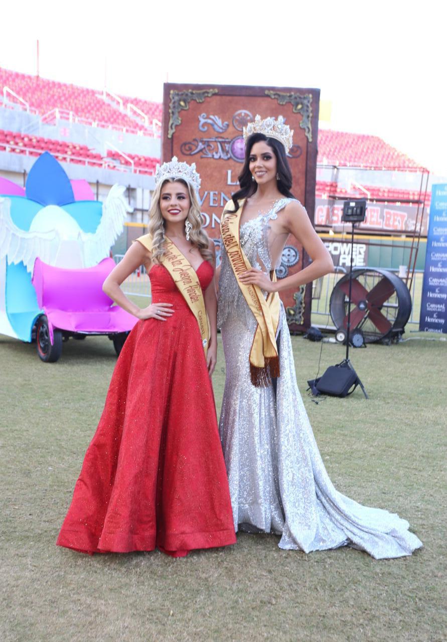 $!Ivanna Matamoros y Carolina Pérez, Reina de los Juegos Florales y Reina del Carnaval 2022, respectivamente.