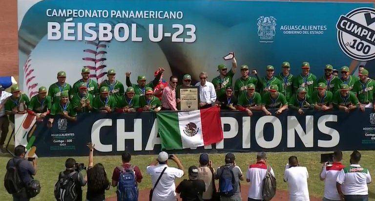 México gana en casa el Campeonato de Beisbol Panamericano Sub 23