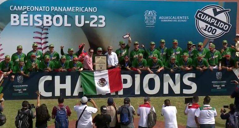 México gana en casa el Campeonato de Beisbol Panamericano Sub 23