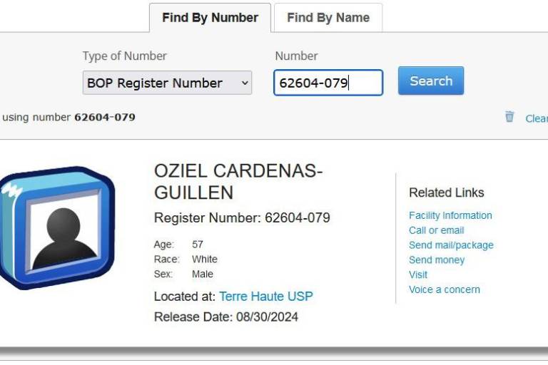 Osiel Cárdenas Guillén, ex líder del Cártel del Golfo, saldrá de prisión en EU el 30 de agosto