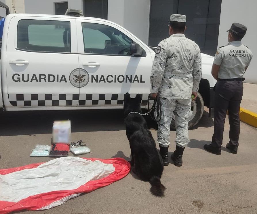 $!Detecta Guardia Nacional 20 mil pastillas de fentanilo en alberca inflable