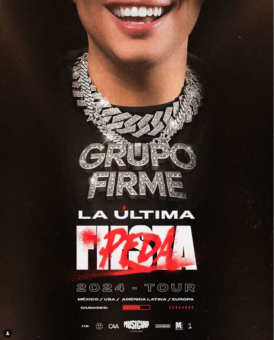 $!Celebra Eduin Caz el inicio del nuevo Tour 2024 de Grupo Firme por Estados Unidos