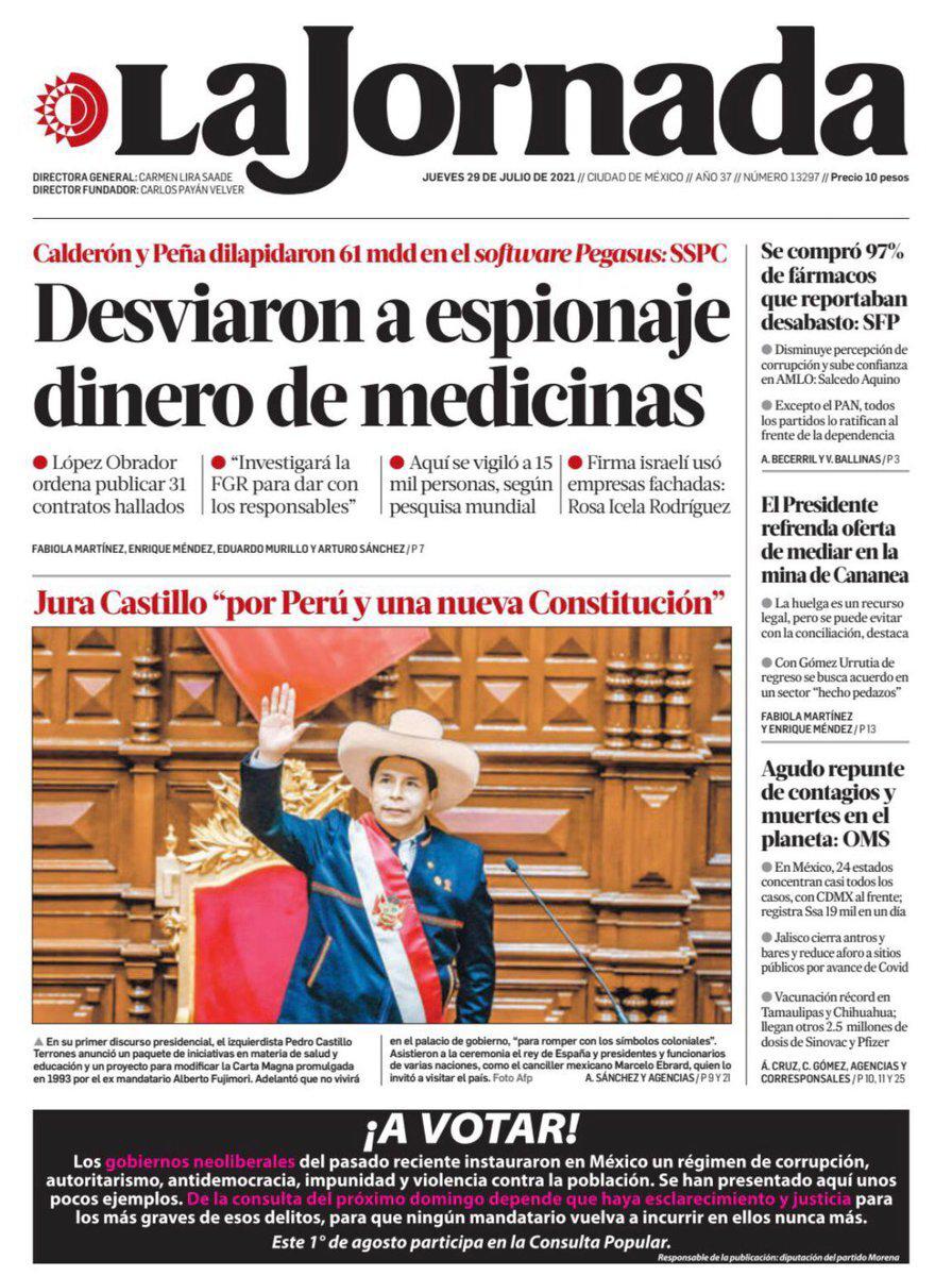 $!INE ordena a grupos parlamentarios de Morena y a La Jornada abstenerse de difundir consulta popular