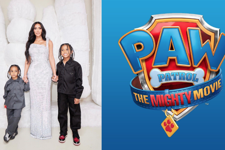Hijos de Kim Kardashian y Kanye West debutarán en la pantalla grande