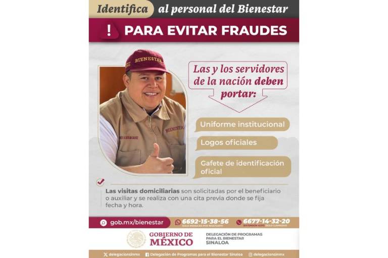 Delegación de Bienestar en Sinaloa llama a identificar a los trabajadores de la dependencia ante robos en Escuinapa