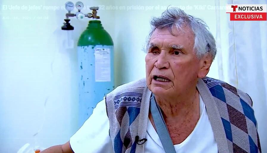 Miguel Ángel Félix Gallardo, 'El Jefe de Jefes', ciego y sordo, da entrevista después de 32 años
