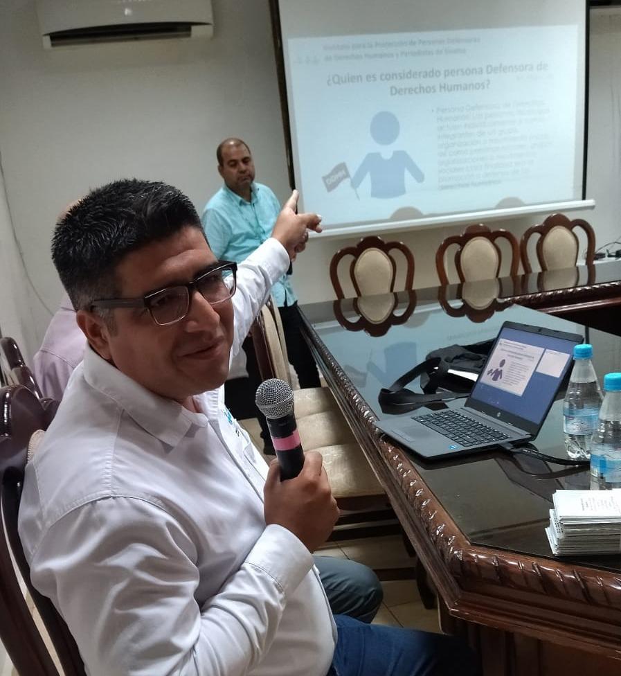 $!Capacitan a SSPyTM en temas de protección a periodistas y defensores de derechos humanos