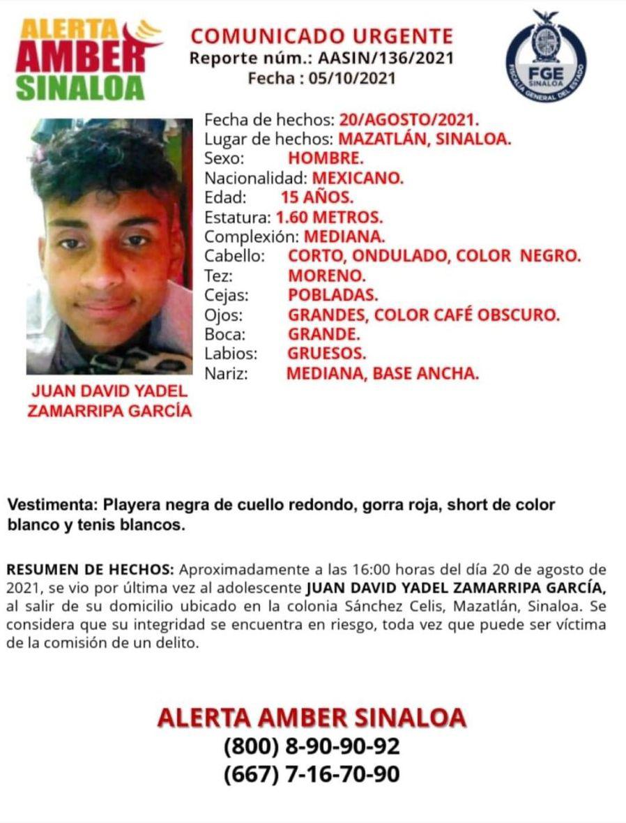 $!En una semana, se reportaron 6 personas desaparecidas en Sinaloa, 5 de ellas mujeres