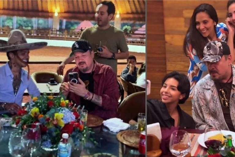 Celebra Pepe Aguilar su cumpleaños junto a su familia y Christian Nodal