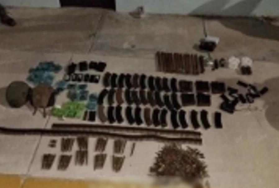 $!Asegura Marina explosivos, vehículos robados y droga en operativo en Concordia