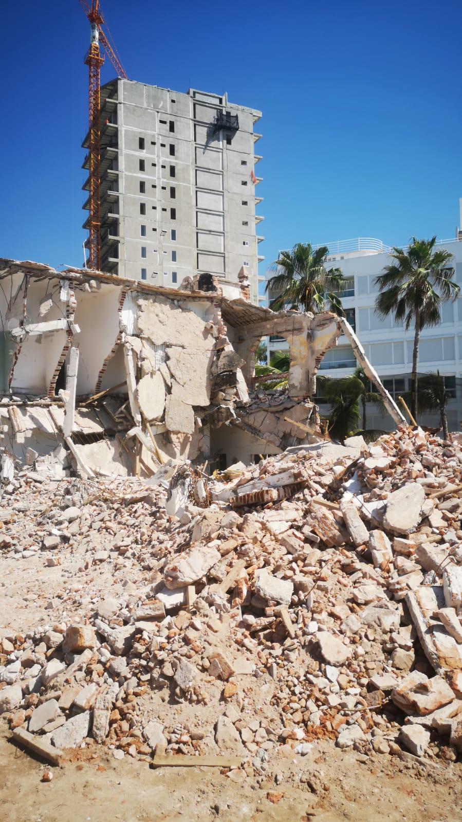 $!Tras suspensión, trabajos en la Casa del Marino siguen detenidos