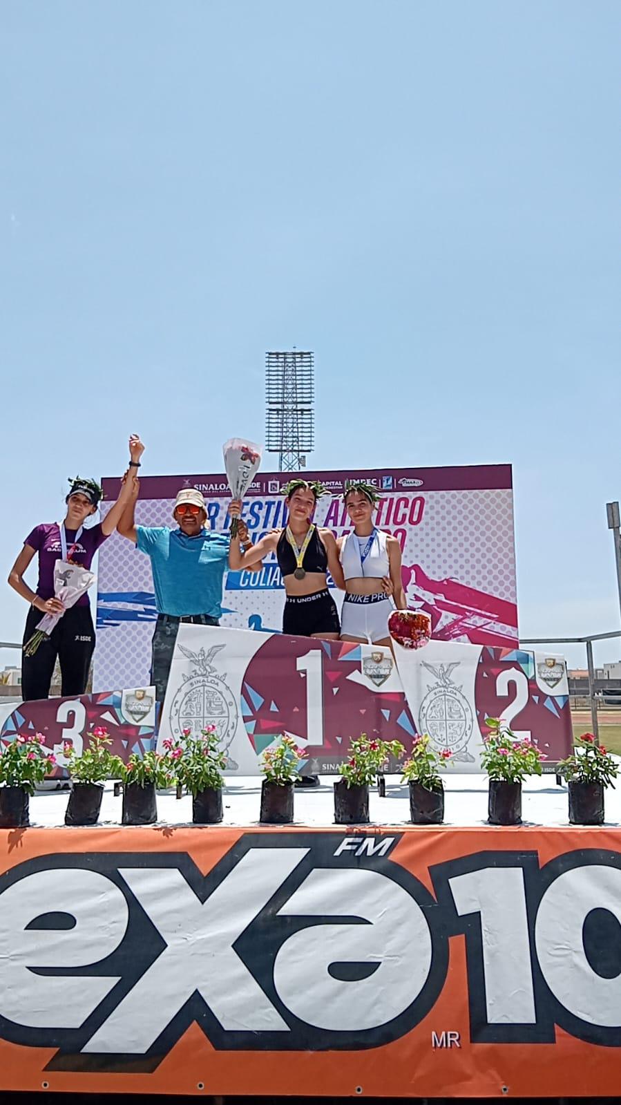 $!Destacan atletas mazatlecos en el Encuentro de Pista y Campo en Culiacán