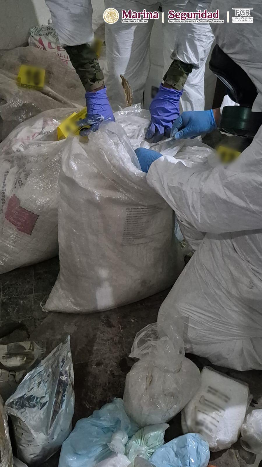 $!Desmantelan laboratorio de metanfetaminas y aseguran fentanilo en Jalisco