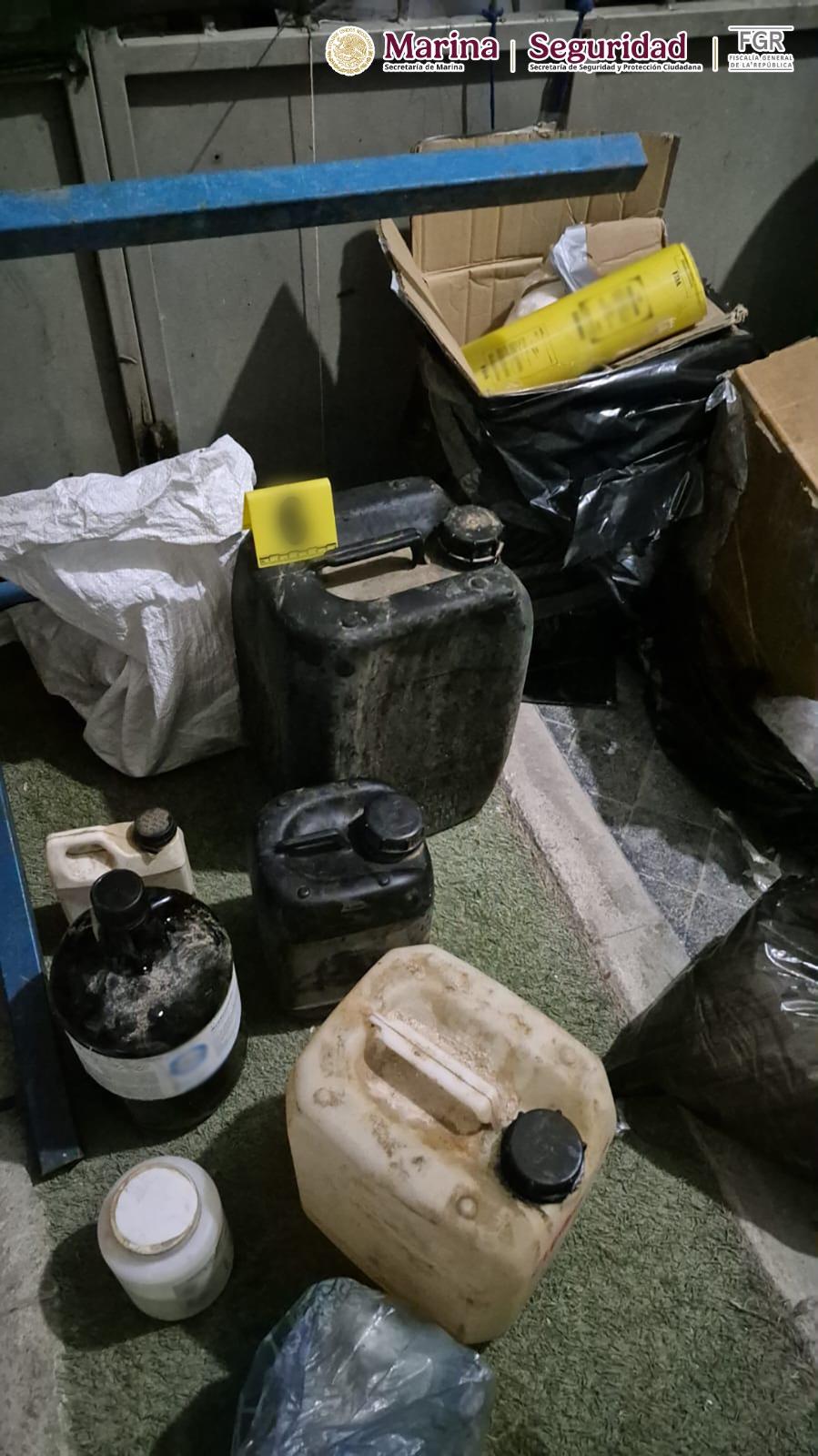 $!Desmantelan laboratorio de metanfetaminas y aseguran fentanilo en Jalisco