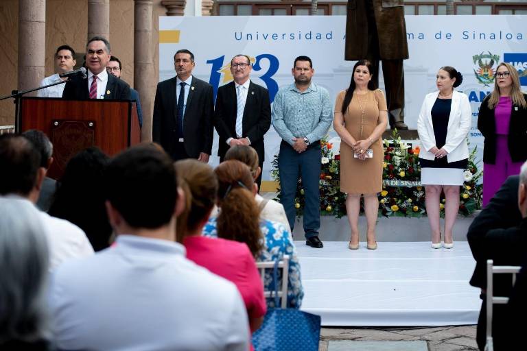Encabeza el Rector Jesús Madueña los festejos por el 153 Aniversario de la UAS, reafirmando su compromiso con la excelencia, el humanismo y el futuro de Sinaloa