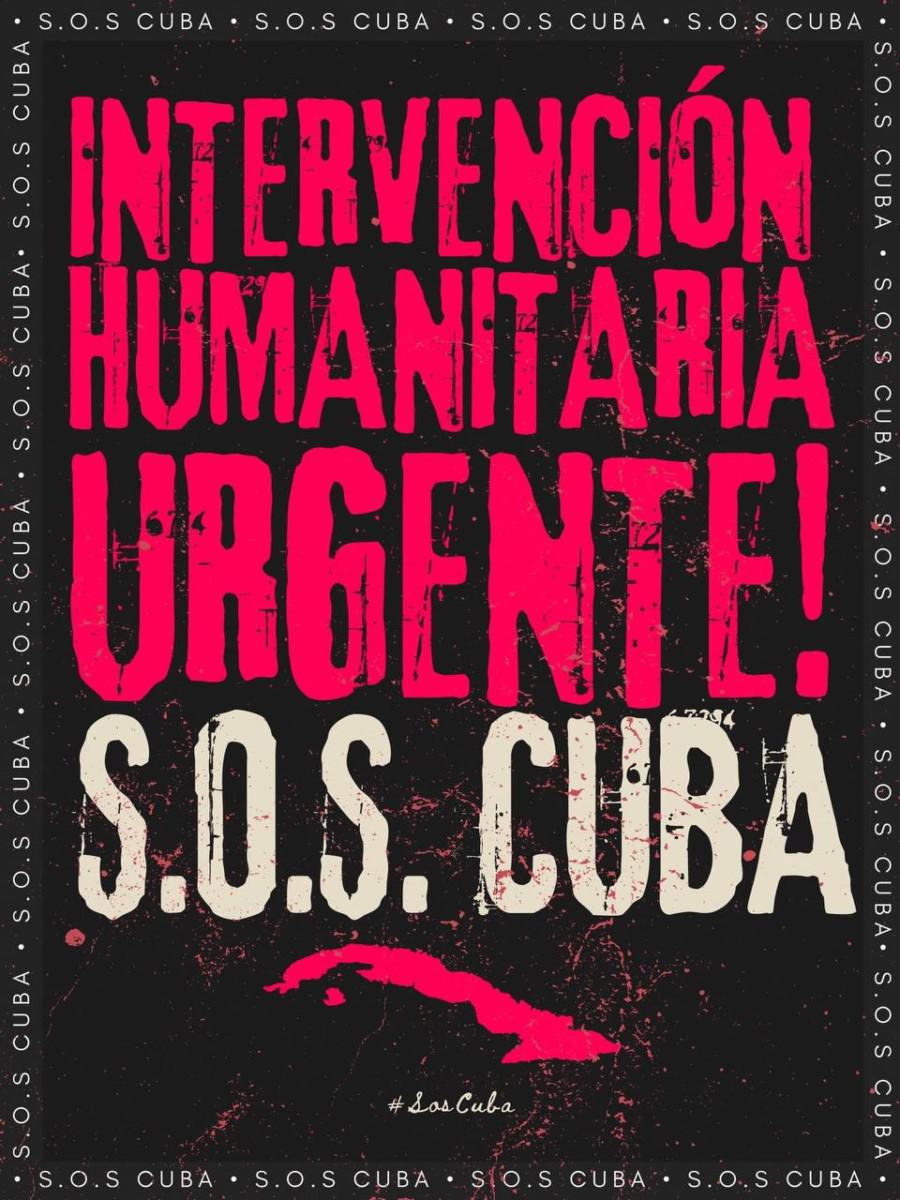 $!Con la consigna ‘Patria y vida’ exigen en Cuba liberación de las personas presas políticas y un país libre