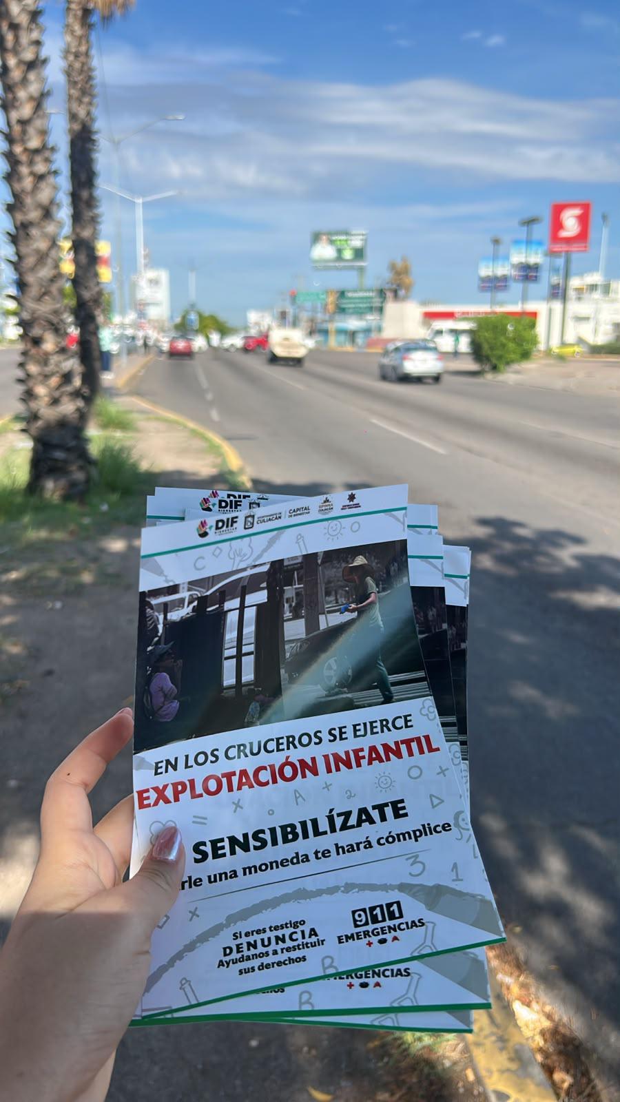 $!Lanzan campaña para sensibilizar sobre la explotación infantil en cruceros de Culiacán
