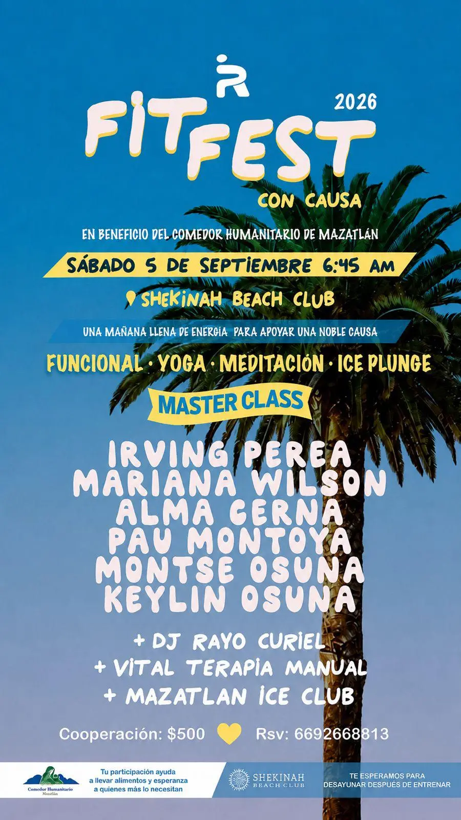 $!Realizarán el FitFest 2026 Con Causa en Mazatlán a beneficio del Comedor Humanitario