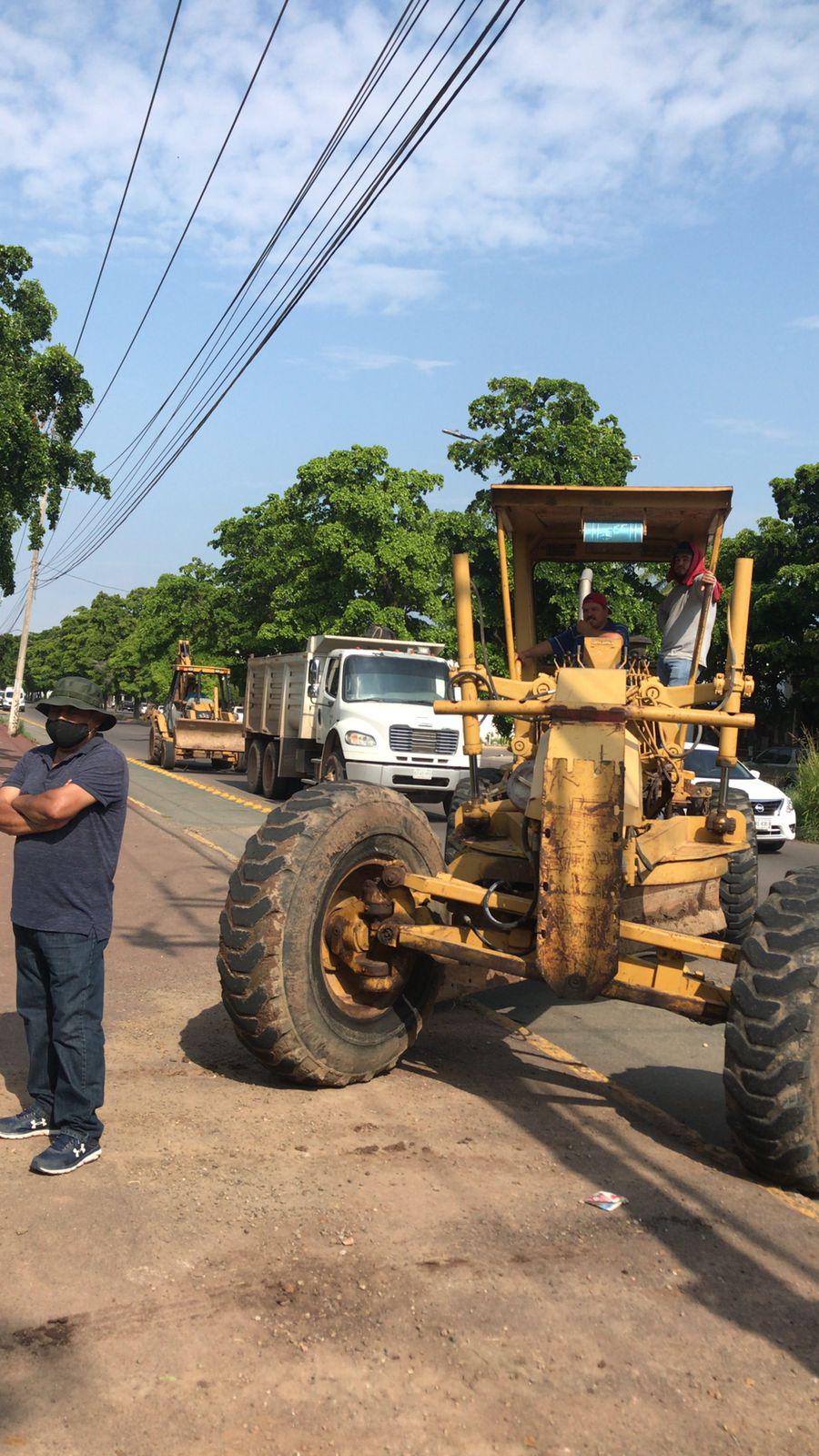 $!Policía interviene en obra del proyecto Sendero, en Culiacán; defensores alegan próxima reunión con Gobernador