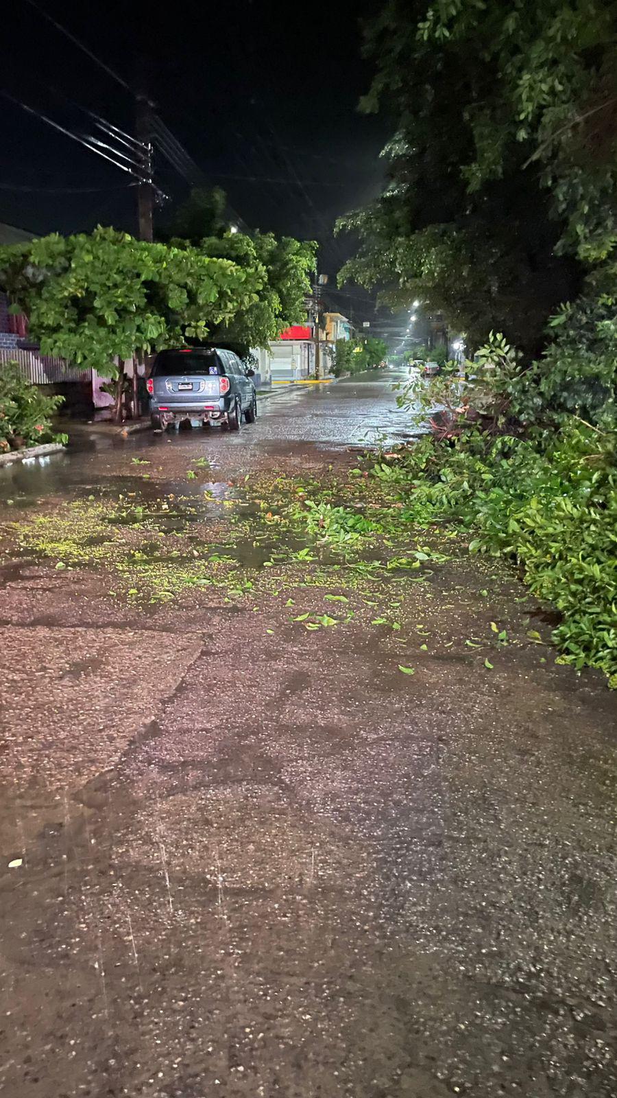 $!Se registran lluvias copiosas en Escuinapa por ‘Flossie’